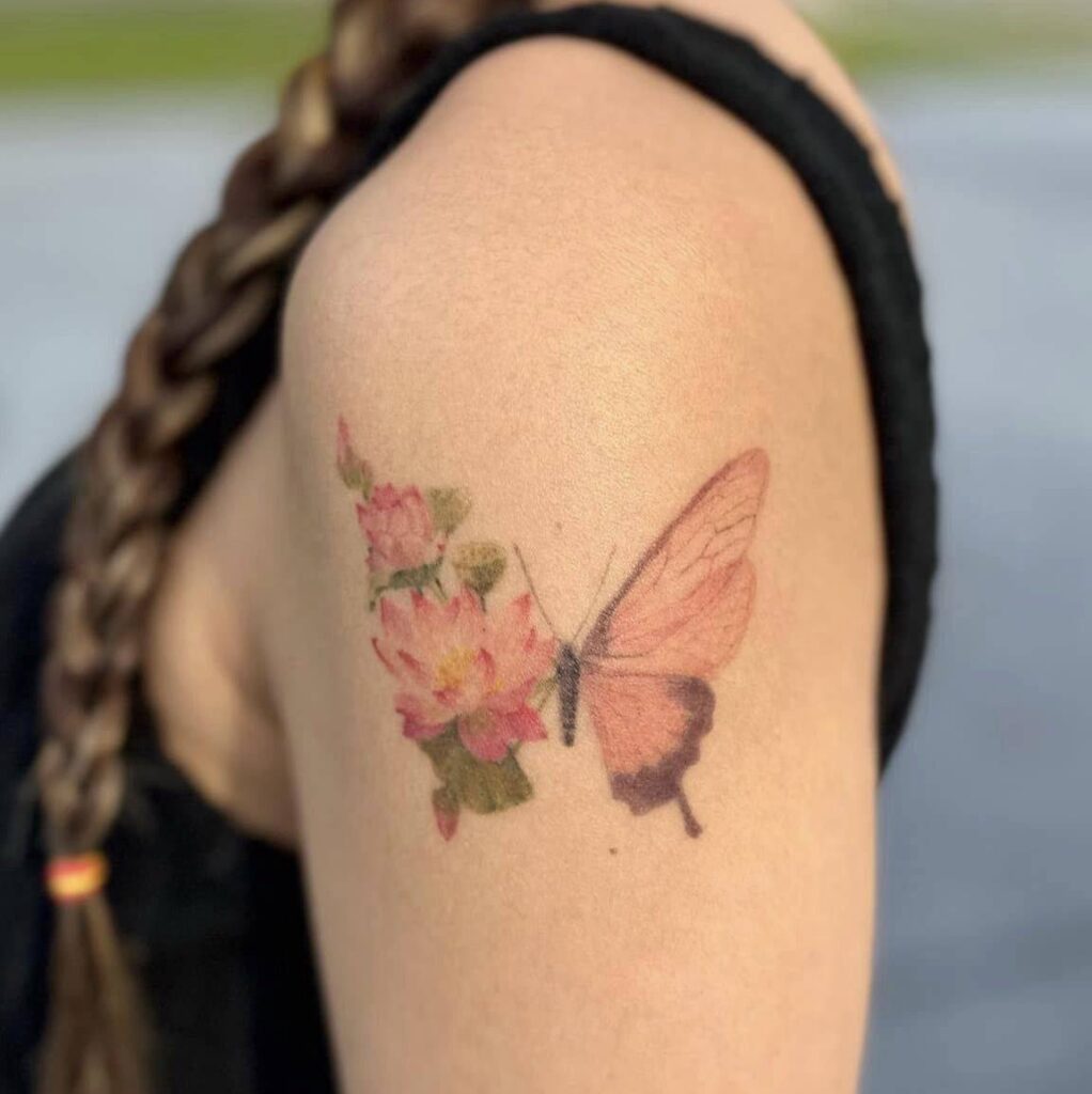 BUtterfly Tattoo by Realism Tattoo Studio