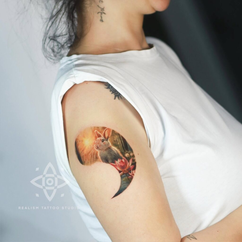 Hình ảnh xăm thực tế của khách tại Realism Tattoo Studio