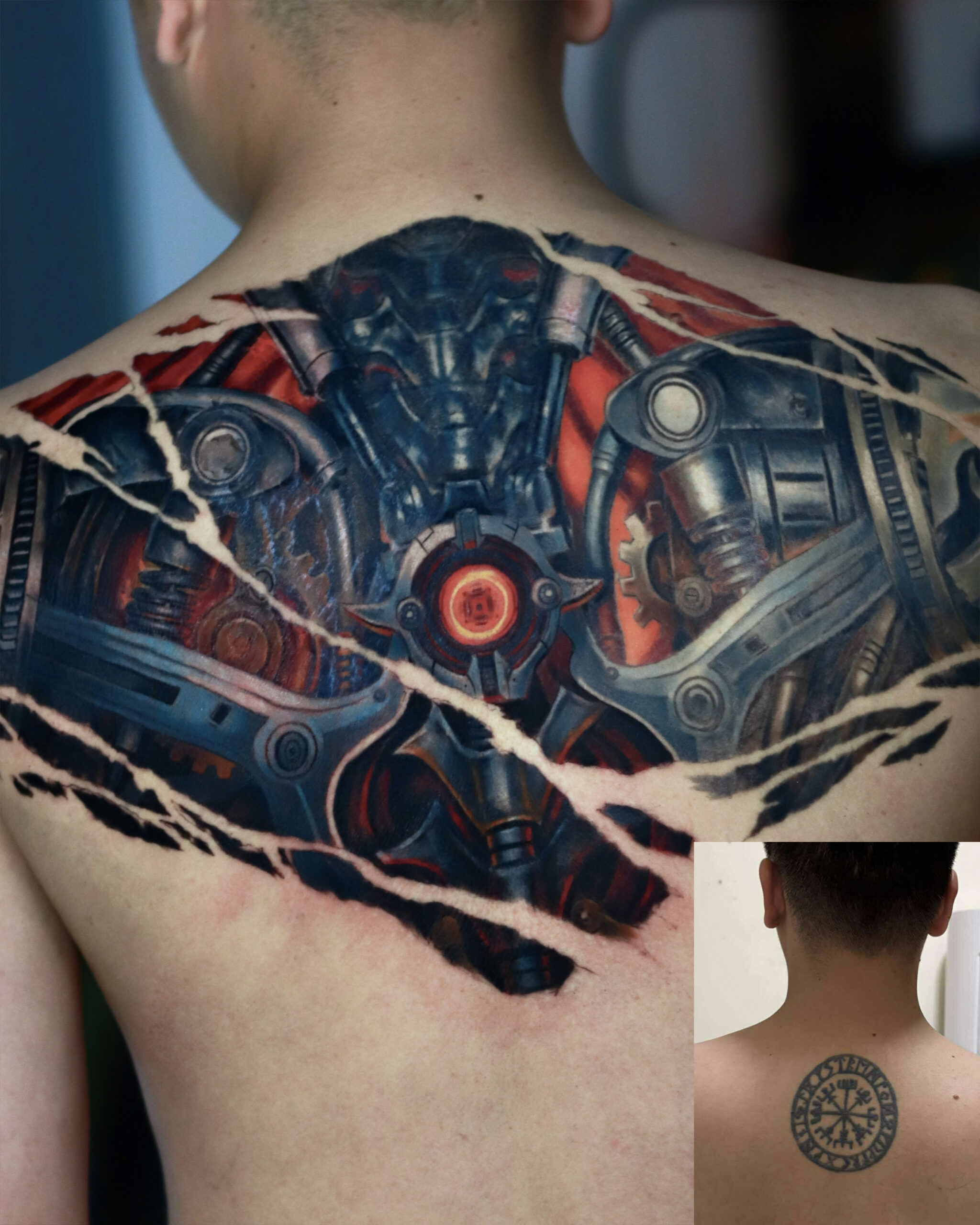 Color tattoo cover-up project in Ho Chi Minh City