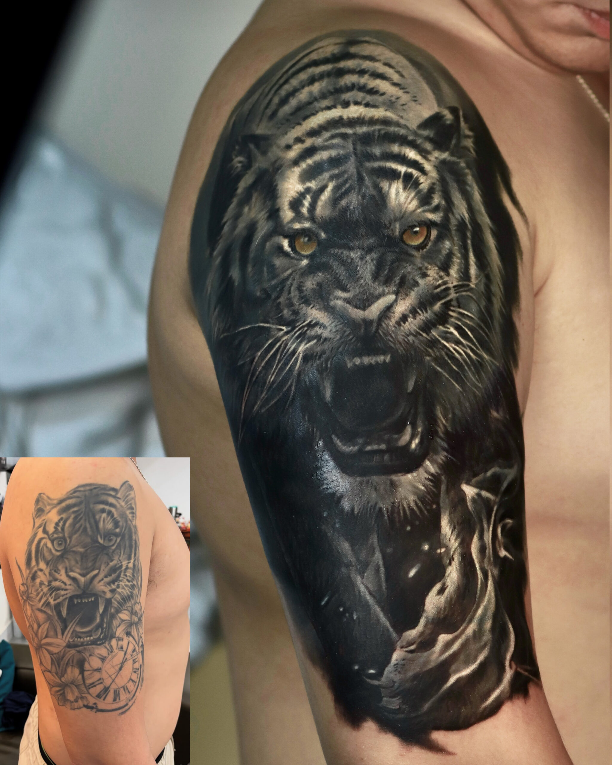 Tattoo cover-up project in Ho Chi Minh City